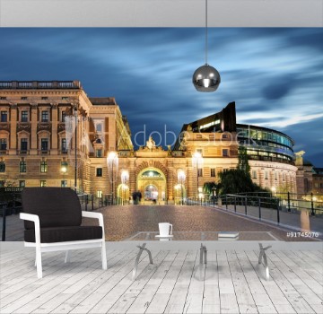 Picture of Stockholm Sweden Riksdag parliament building